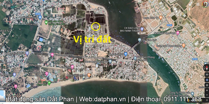 Nền đất 110m2 mặt tiền đường lớn khu tái định cư Cầu Ninh Chữ