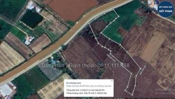 4 sào đất mặt tiền Kênh Bắc gần sân bay Thành Sơn giá chỉ 2xx triệu/sào