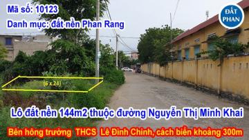 144m2 đất nền Nguyễn Thị Minh Khai, cách biển 300m